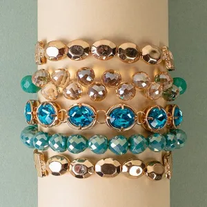 Stacked Crystal Bracelet