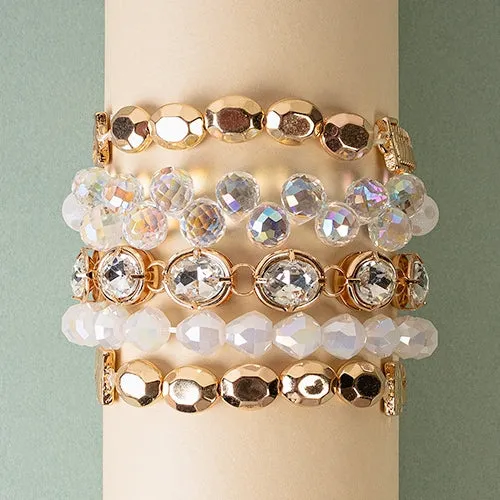 Stacked Crystal Bracelet