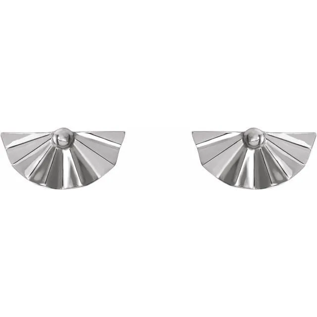 Sterling Silver Geometric Earrings