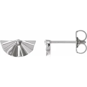 Sterling Silver Geometric Earrings