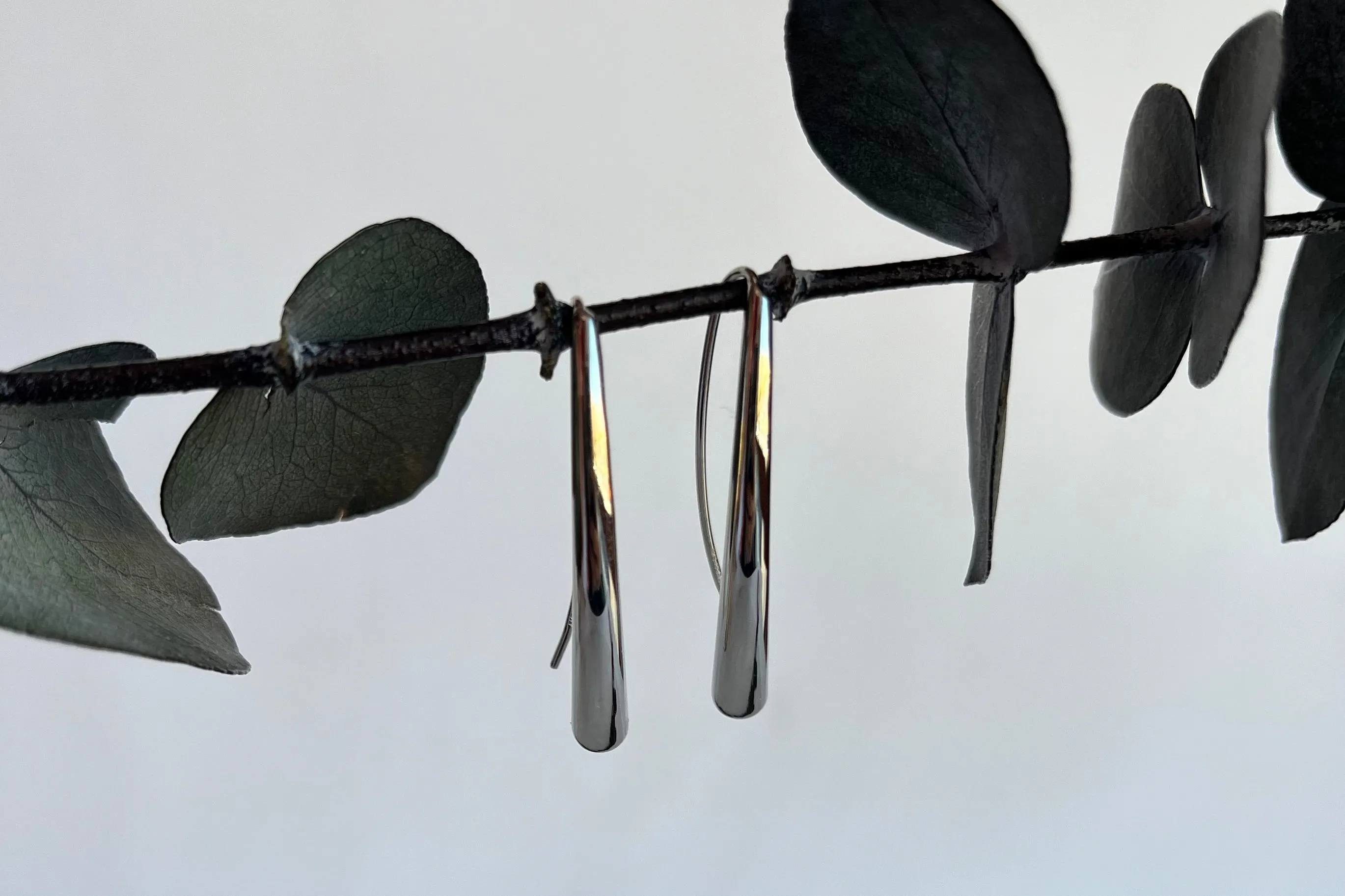 Sterling Silver Long Drop Earrings