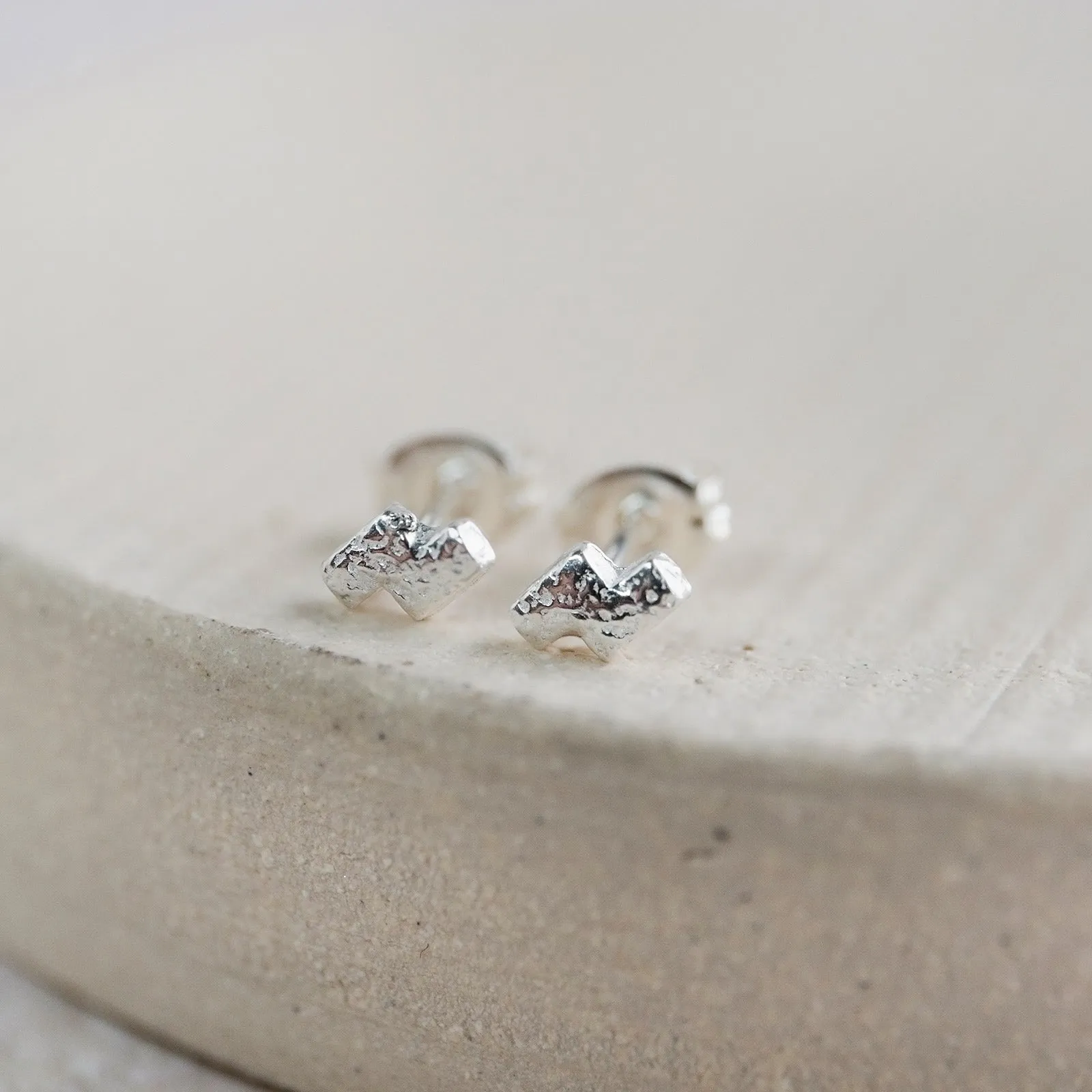 Sterling Silver Mini Studs Geometric