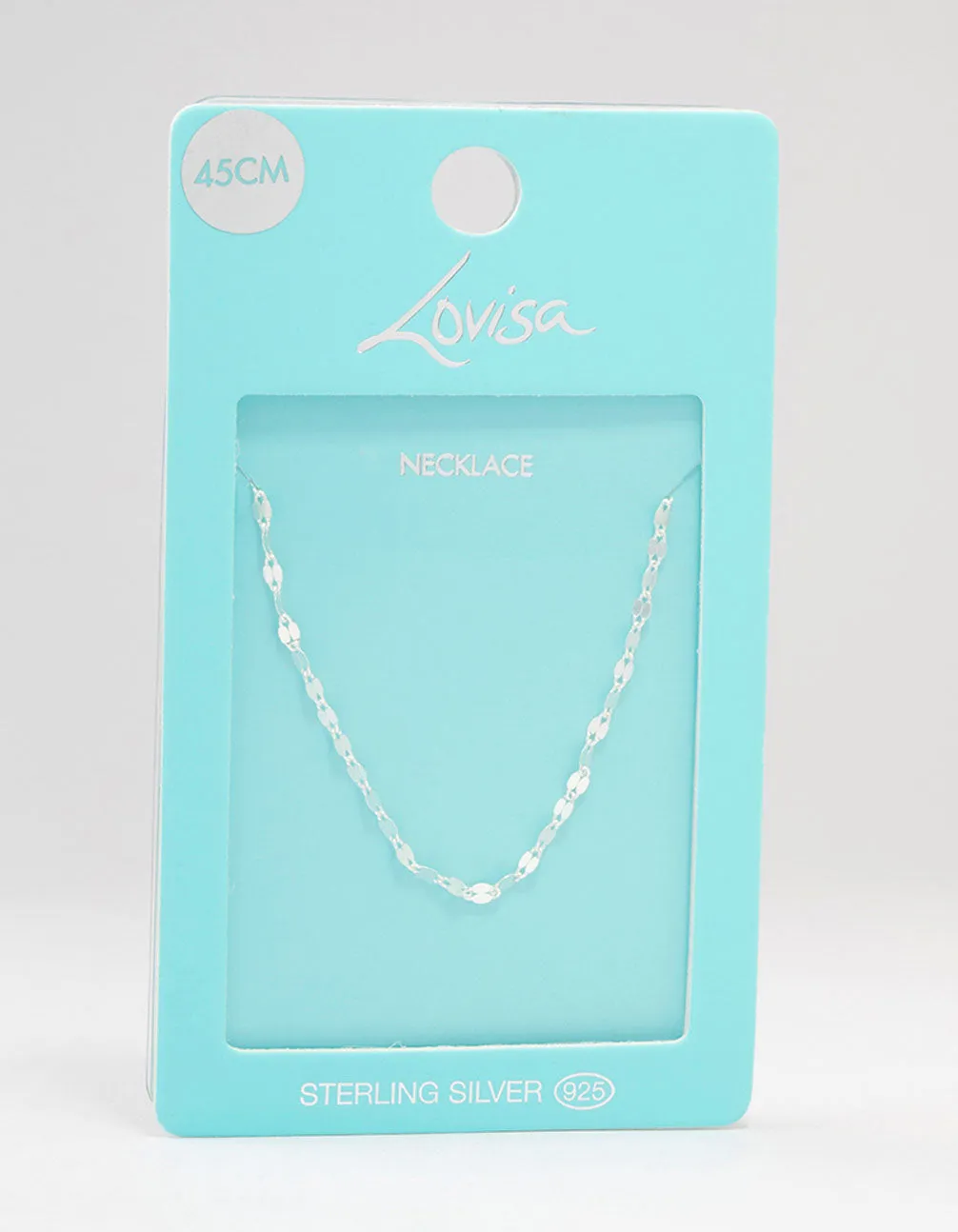 Sterling Silver Stone Chain Necklace