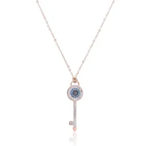 Swarovski Crystal Key Necklace