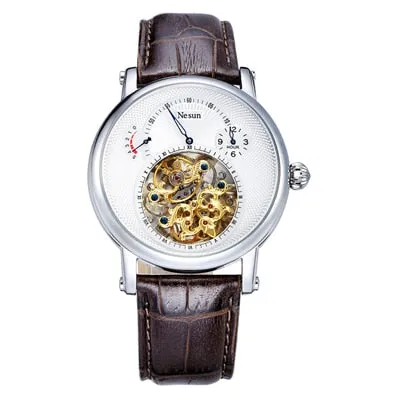 Switzerland Luxury Brand Nesun Hollow Tourbillon Watch Men Automatic Mechanical Men's Watches Sapphire Waterproof clock N9081-4