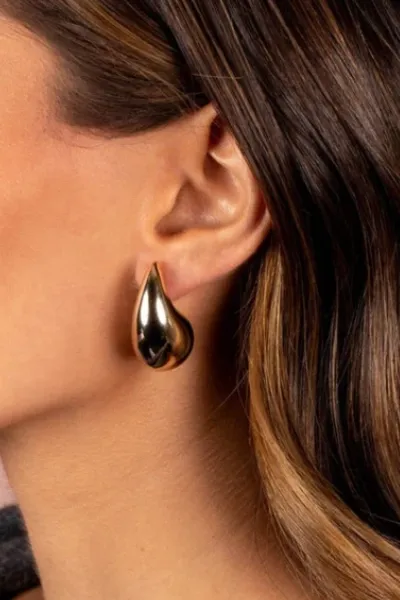 Tear Drop Earrings: Large