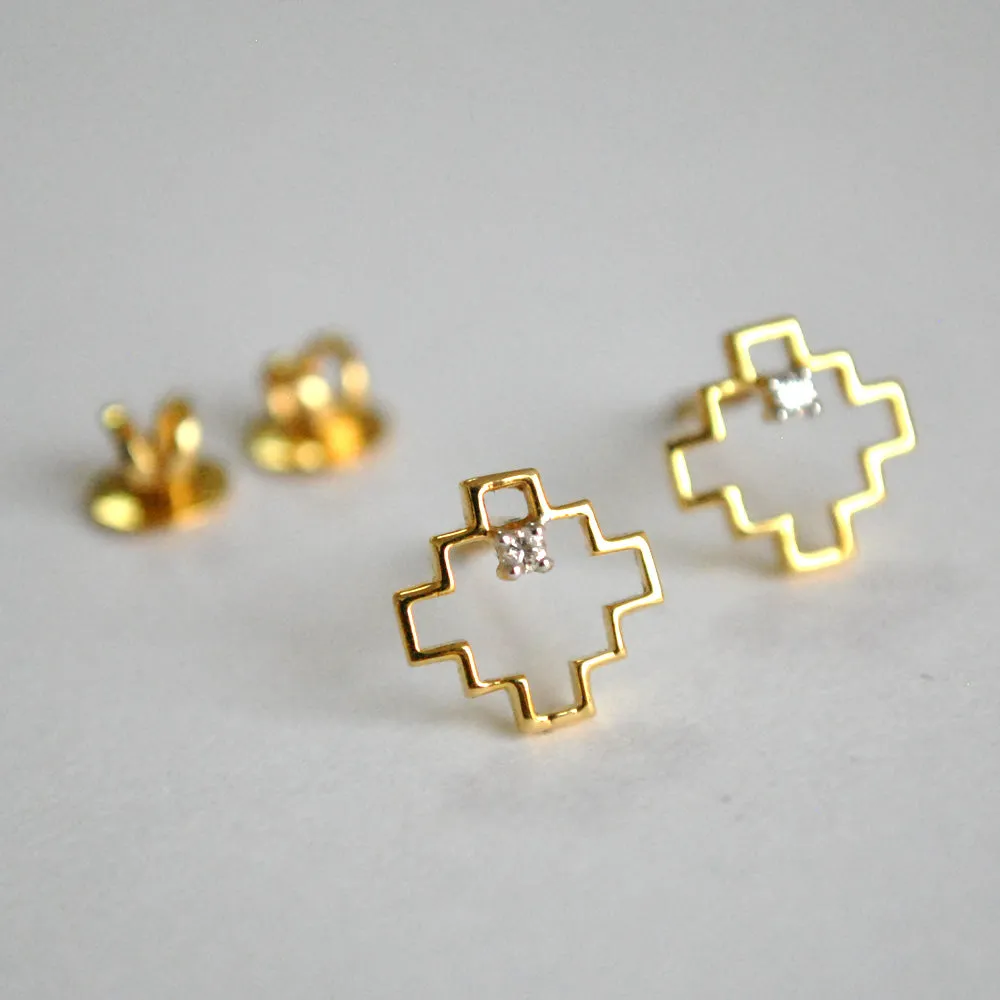 Tetris Earrings