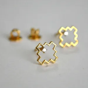 Tetris Earrings