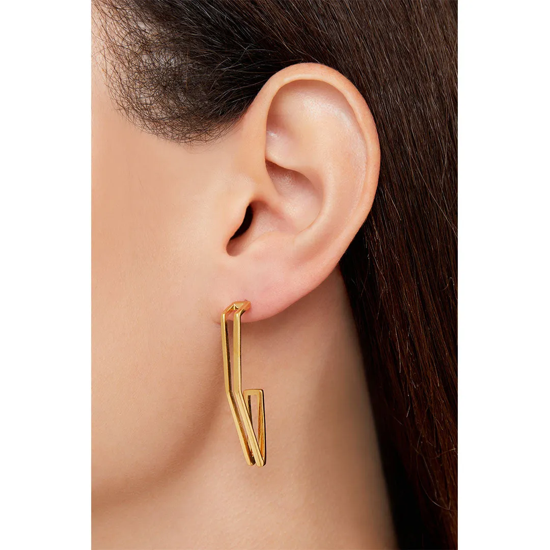 THE GEOMETRIC DROP EARRING
