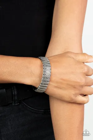 The GRIT Factor Silver Paparazzi Bracelet