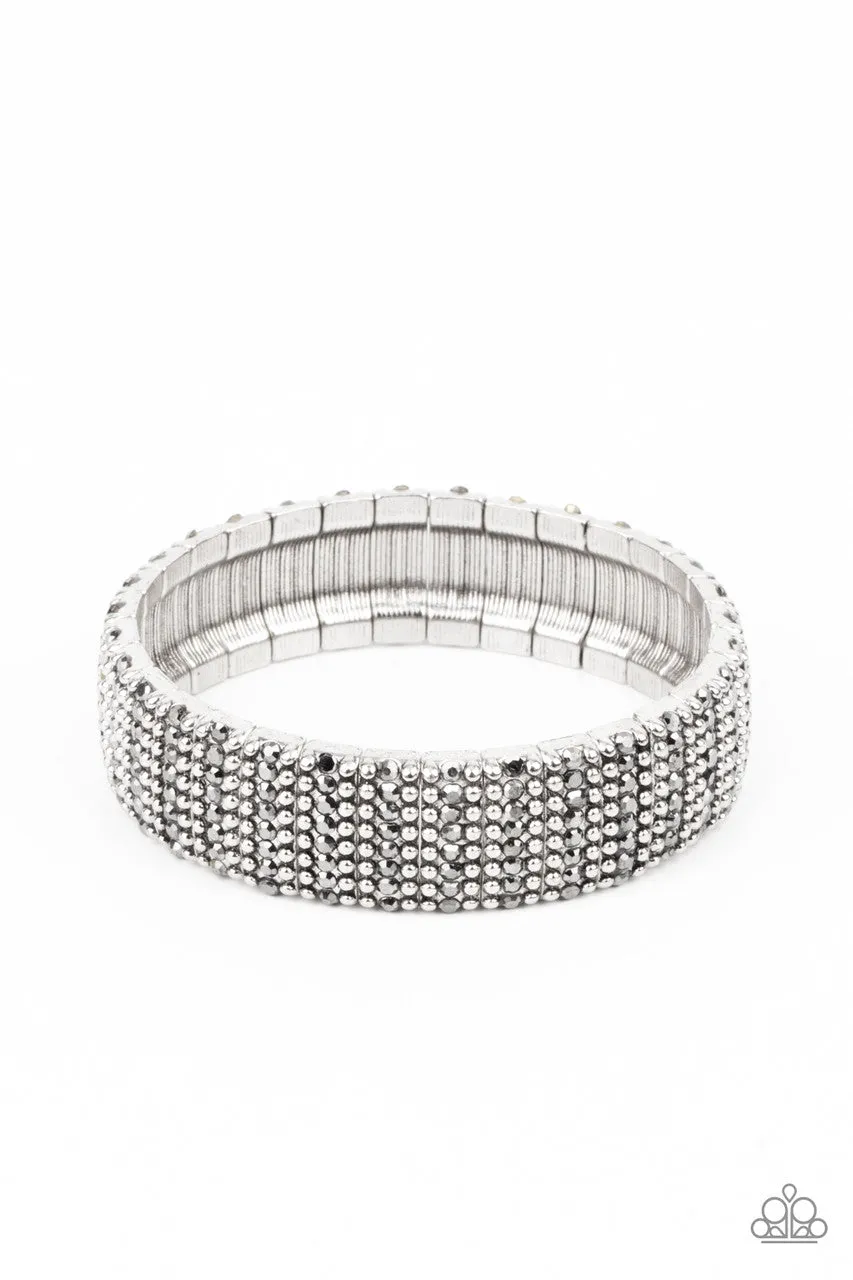 The GRIT Factor Silver Paparazzi Bracelet