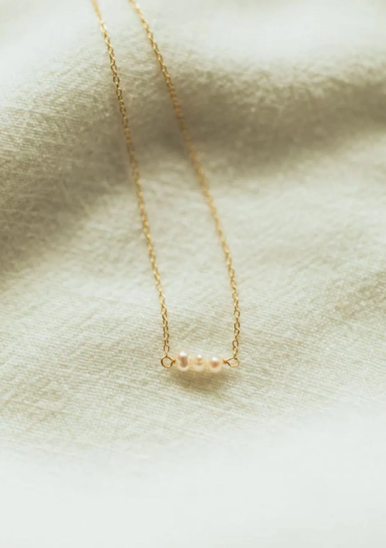 The Salty Gem Abi Pearl Necklace