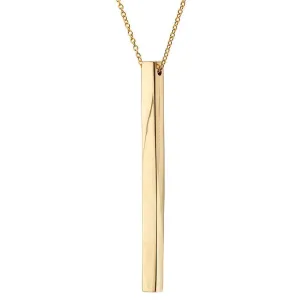 Thin Bar Pendant Necklace