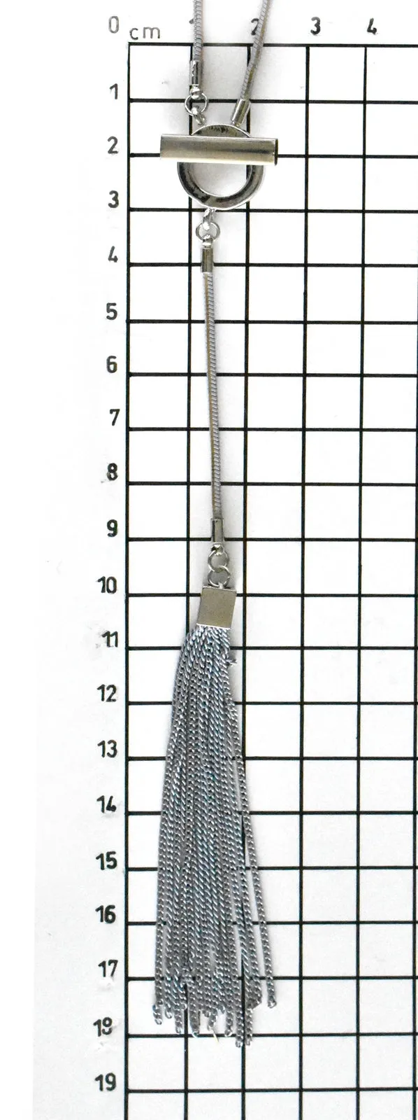 THSJ1156: Grey: Bella Pendant: Chain Necklace
