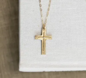 Titus 3:4-5 - 16" Original Pendant Cross Necklace