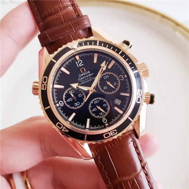 Top Brand Luxury Automatic Mechanical Watch Mens Watches ceramics Sapphire Luminous Calendar Mechanical 007 Watch
