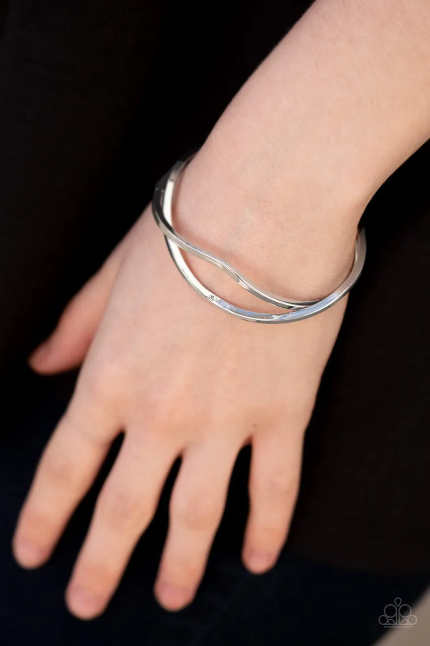 Tropicana Temptress Silver Paparazzi Bracelet