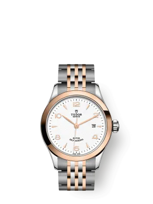 Tudor 1926, Stainless Steel and 18k Rose Gold, 28mm, Ref# M91351-0009