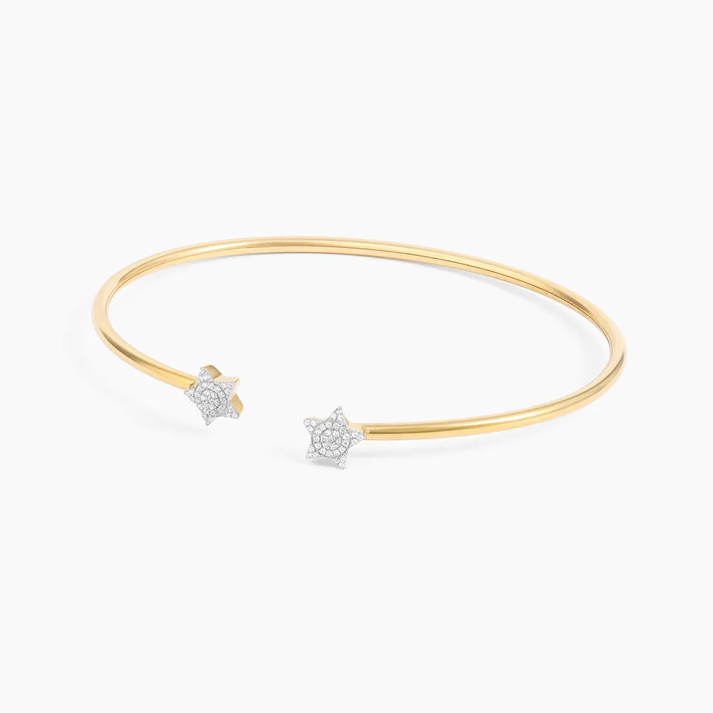 Twin Stars Cuff Bracelet