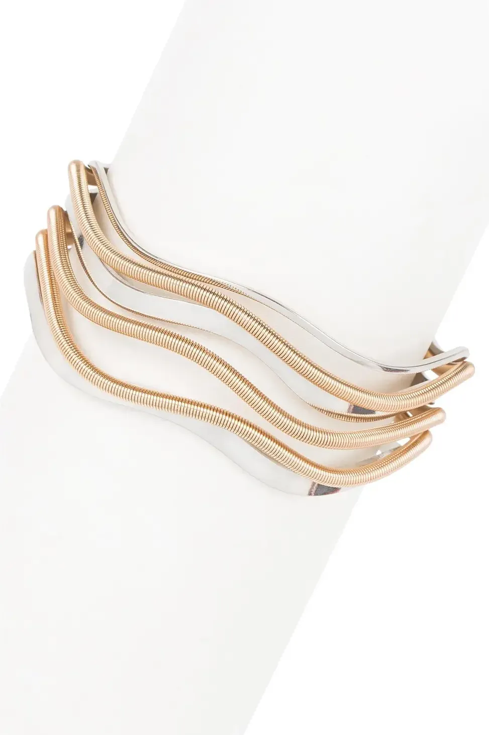 Two Tone Swirl Bracelet