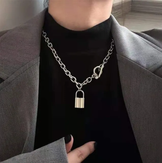 Unisex Multilayer Hip Hop Long Chain Necklace Jewelry