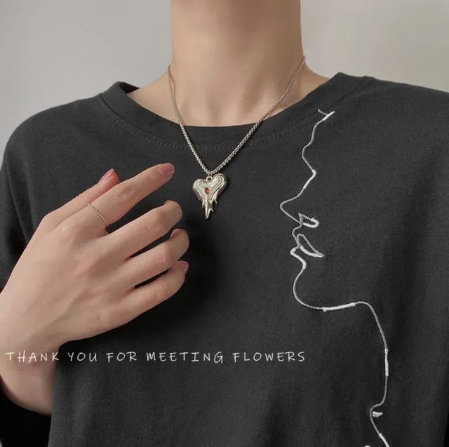 Unisex Multilayer Hip Hop Long Chain Necklace Jewelry