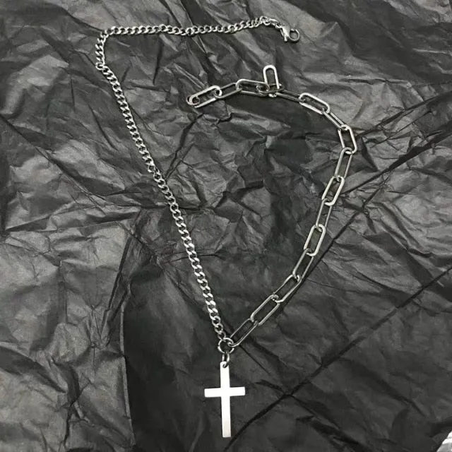 Unisex Multilayer Hip Hop Long Chain Necklace Jewelry