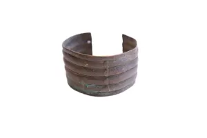 Vintage African Oxidized Wide Cuff Bracelet