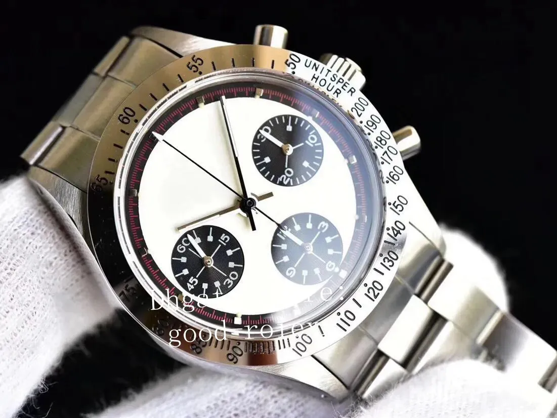 Vintage Sport Watches Men'S Chronograph Watch Men Mechanical 7750 Hand Wind ETA Movement Newman Cosmograph 6263 Valjoux Antique Wristwatches Stopwatch