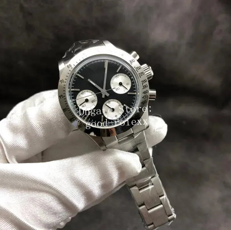 Vintage Sport Watches Men'S Chronograph Watch Men Mechanical 7750 Hand Wind ETA Movement Newman Cosmograph 6263 Valjoux Antique Wristwatches Stopwatch
