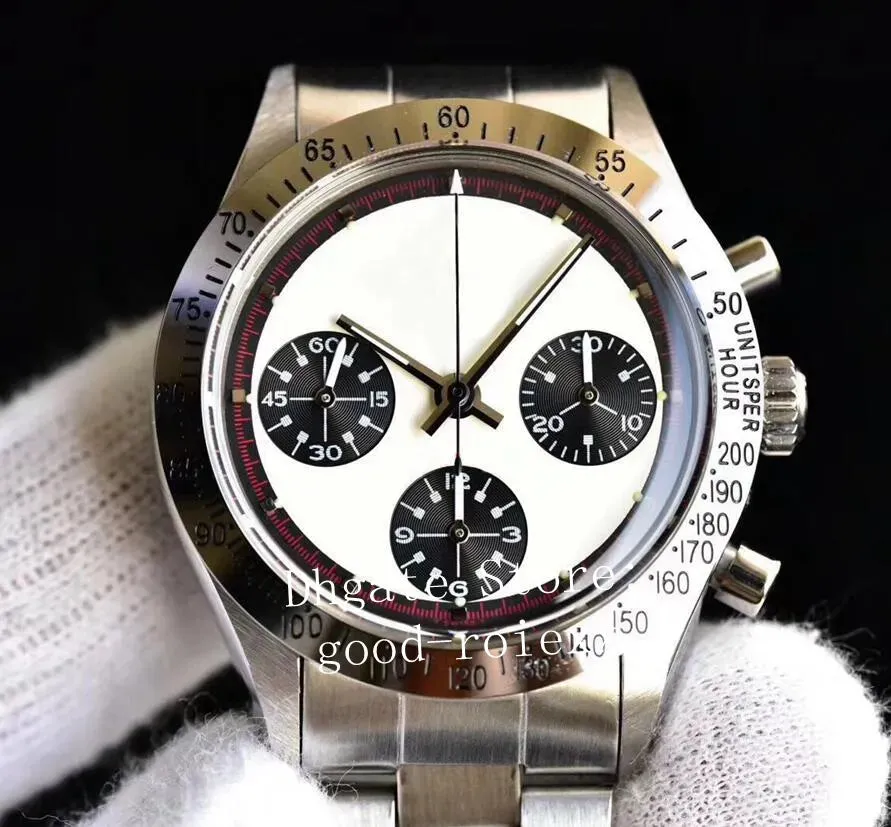 Vintage Sport Watches Men'S Chronograph Watch Men Mechanical 7750 Hand Wind ETA Movement Newman Cosmograph 6263 Valjoux Antique Wristwatches Stopwatch