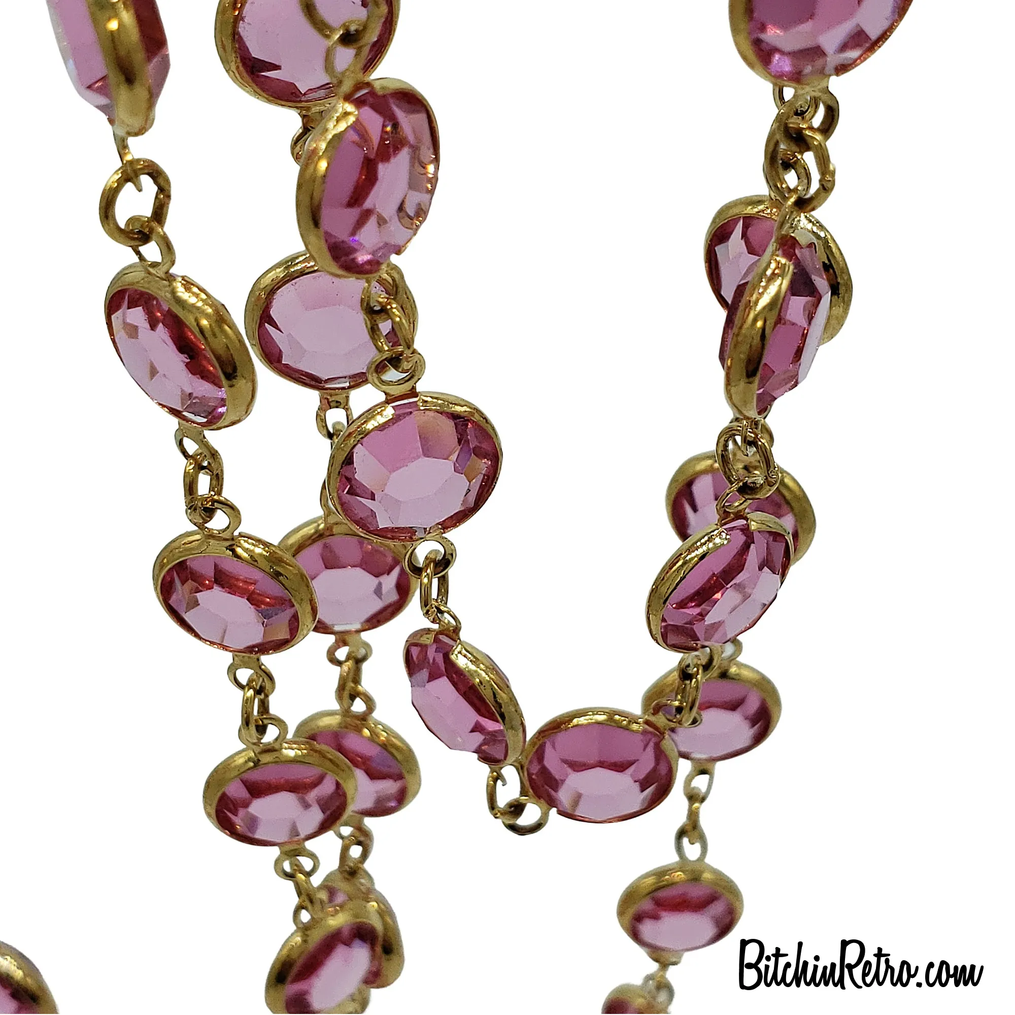 Vintage Swarovski Crystal Necklace & Bracelet Set