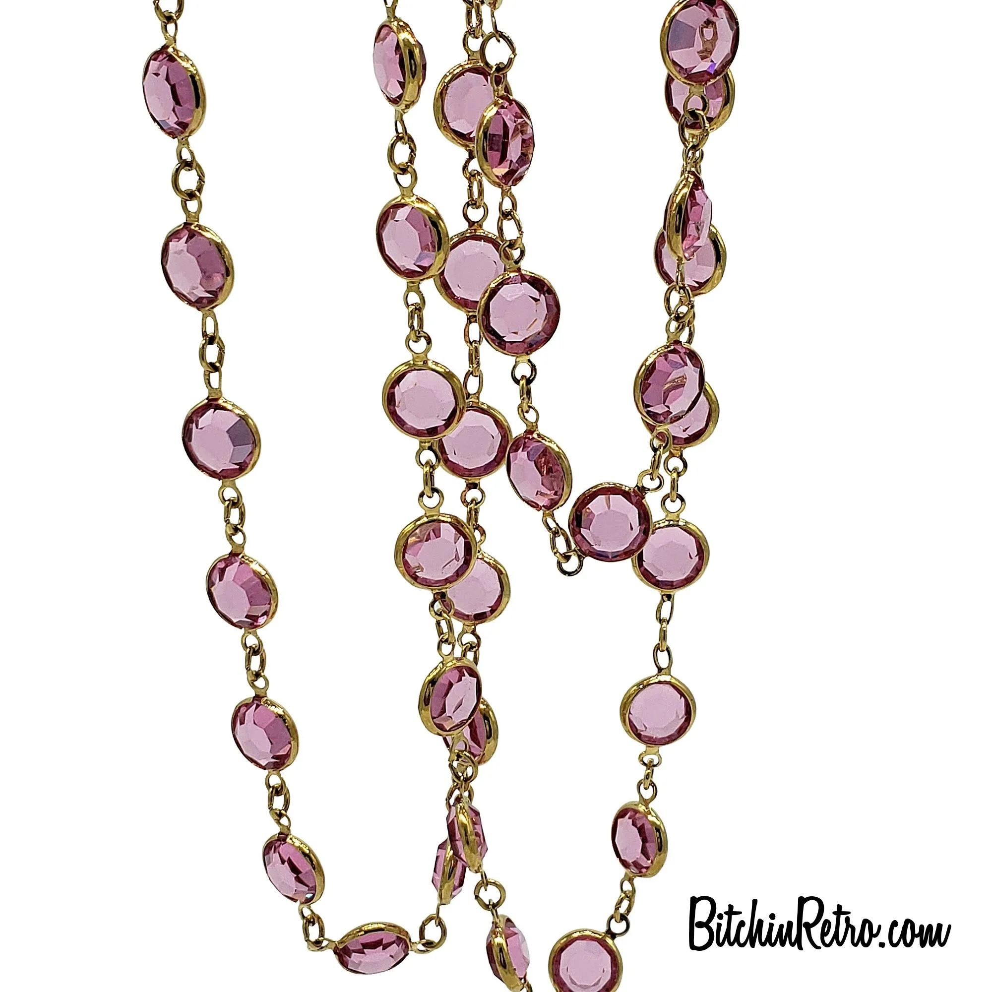 Vintage Swarovski Crystal Necklace & Bracelet Set