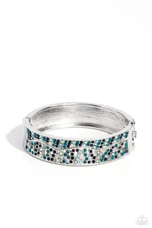 Wavy Whimsy - Blue (Iridescent) Bracelet