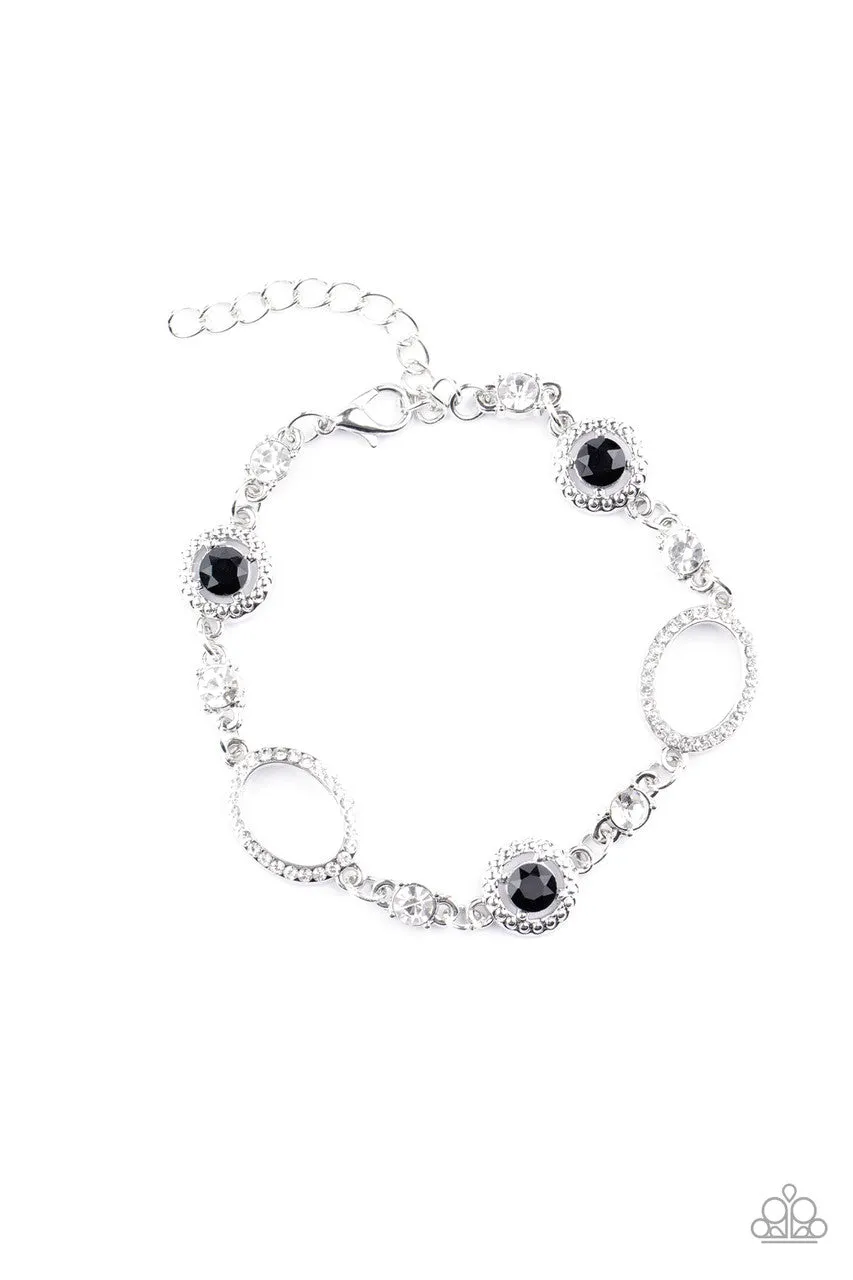 Wedding Day Demure Black Paparazzi Bracelet