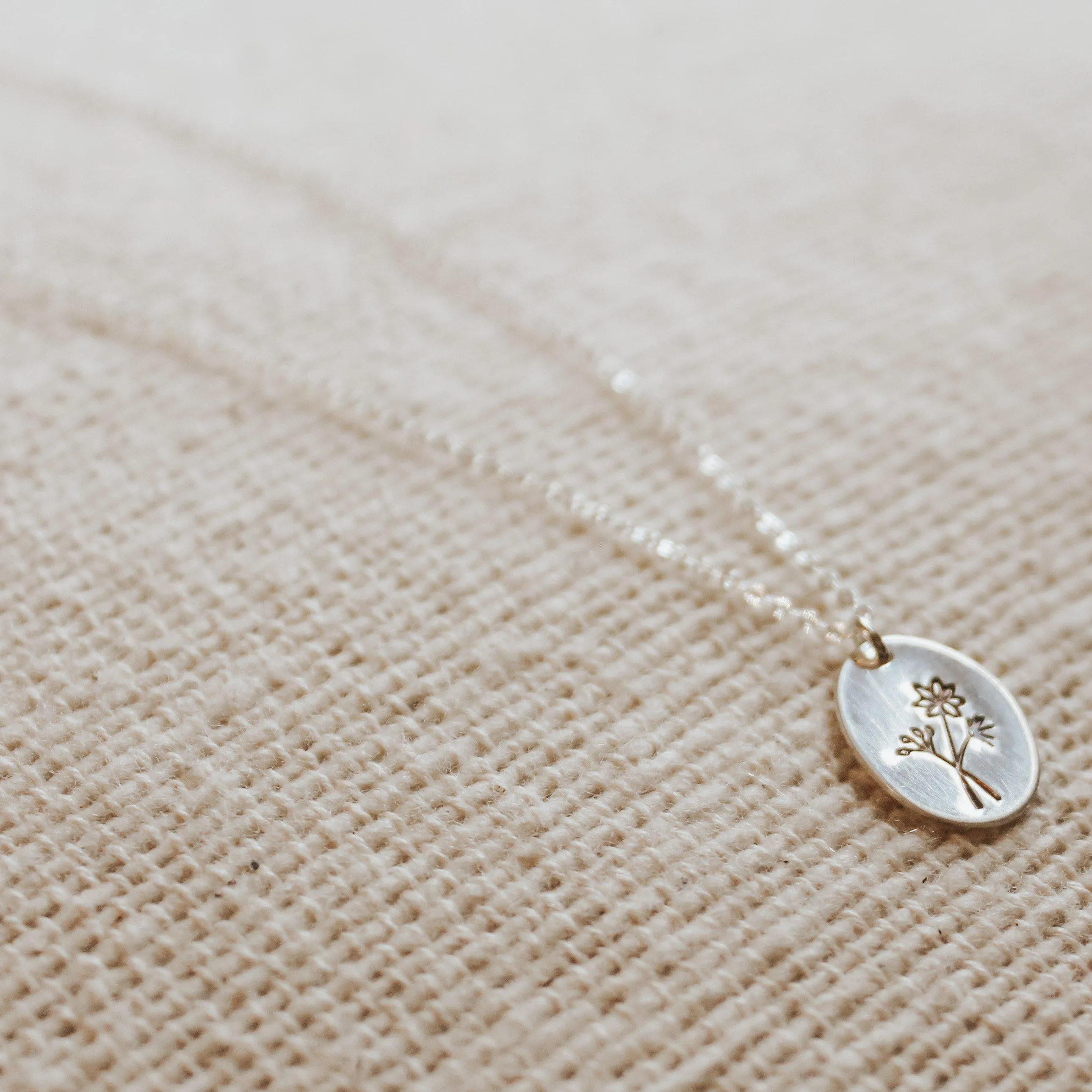 Wildflower Oval Necklace