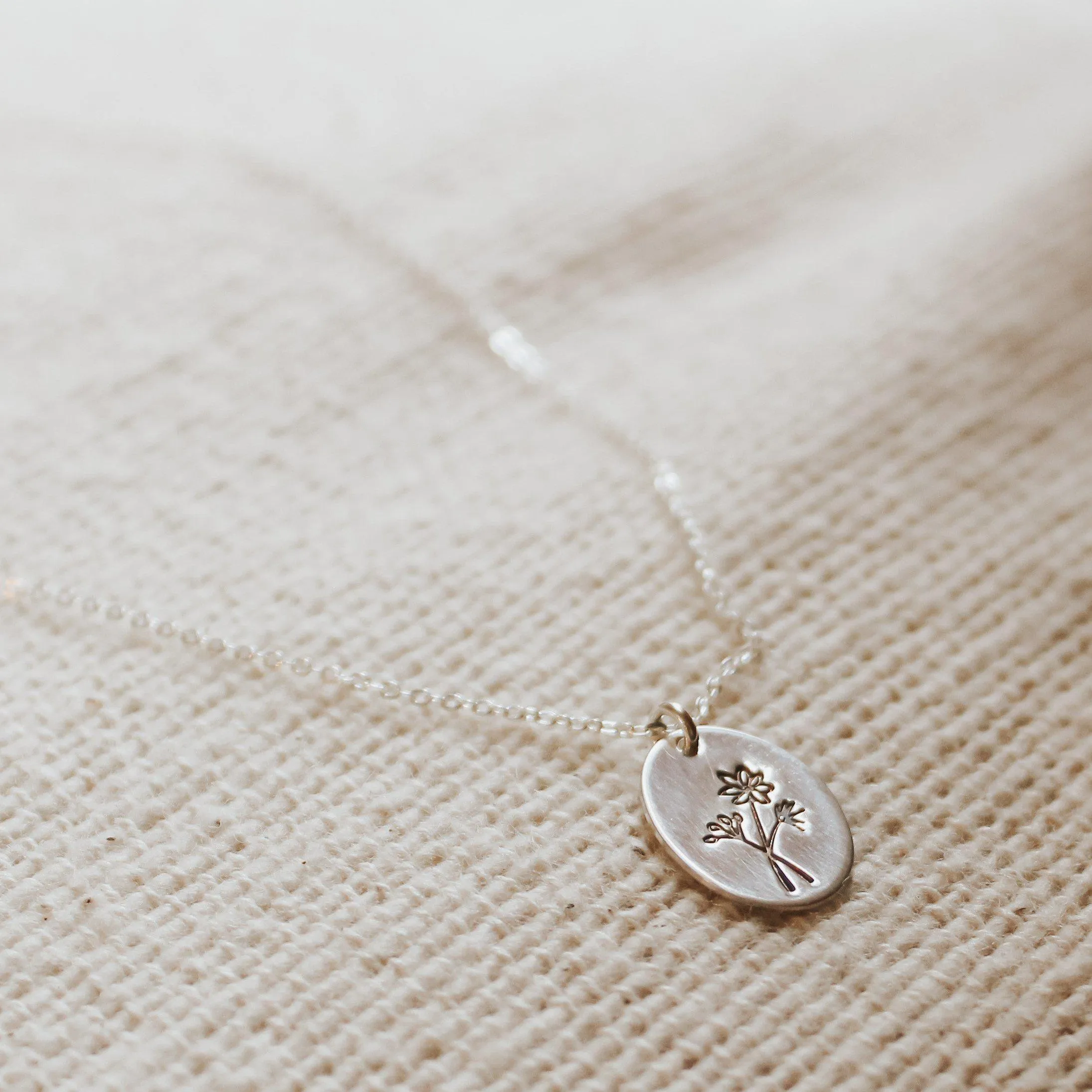Wildflower Oval Necklace