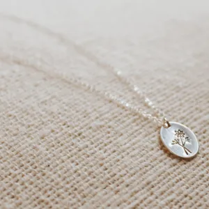 Wildflower Oval Necklace