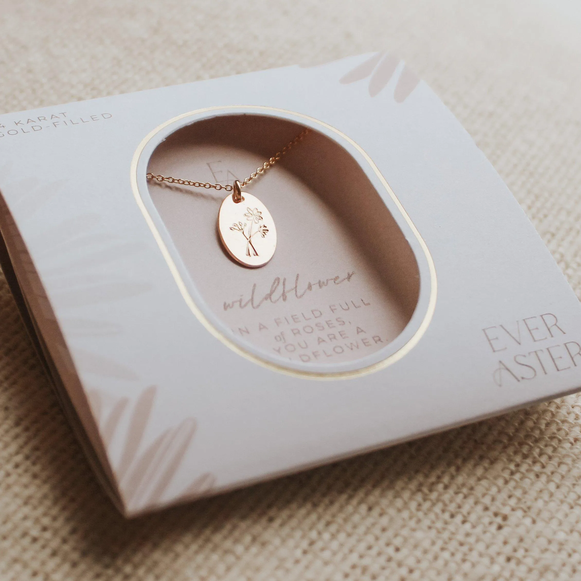 Wildflower Oval Necklace