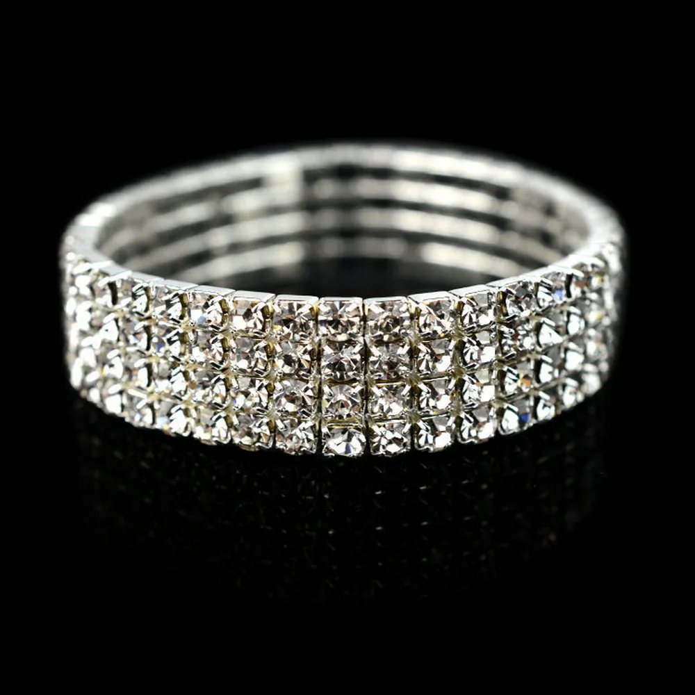 Womans Crystal Bracelet Bangle
