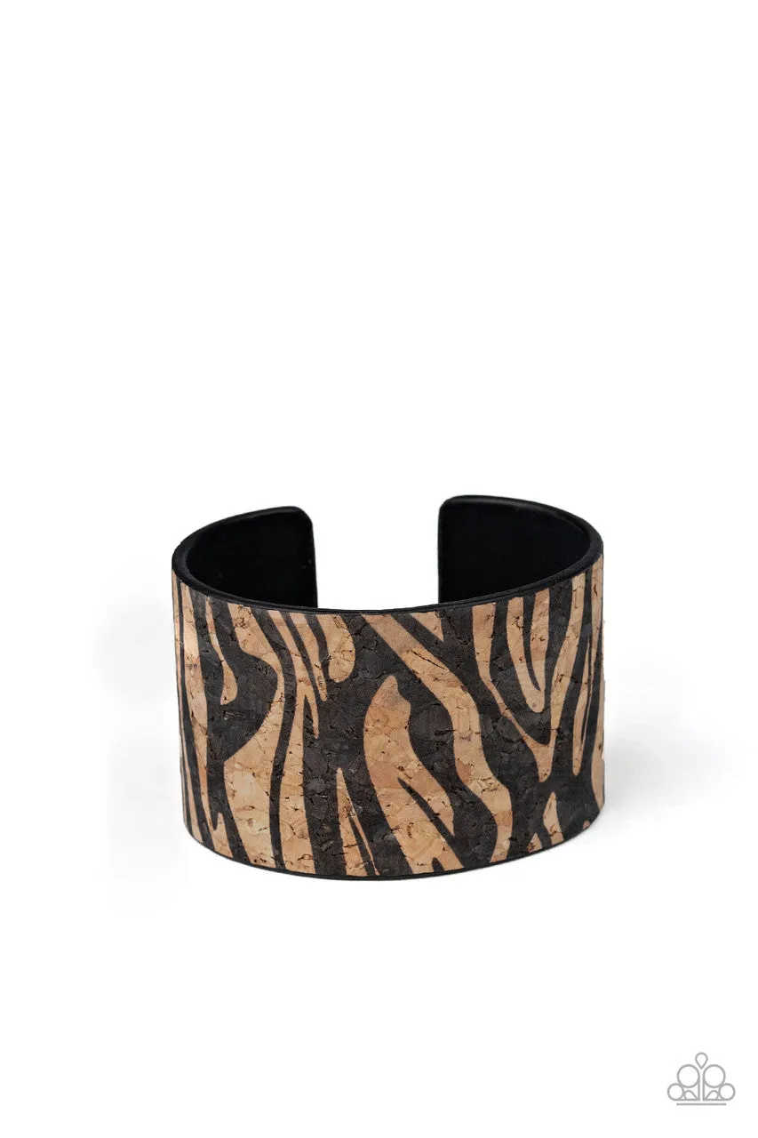 Zebra Zone Black Paparazzi Bracelet