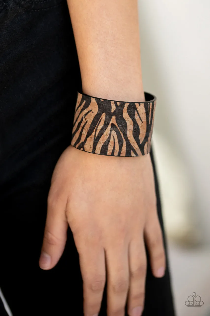 Zebra Zone Black Paparazzi Bracelet
