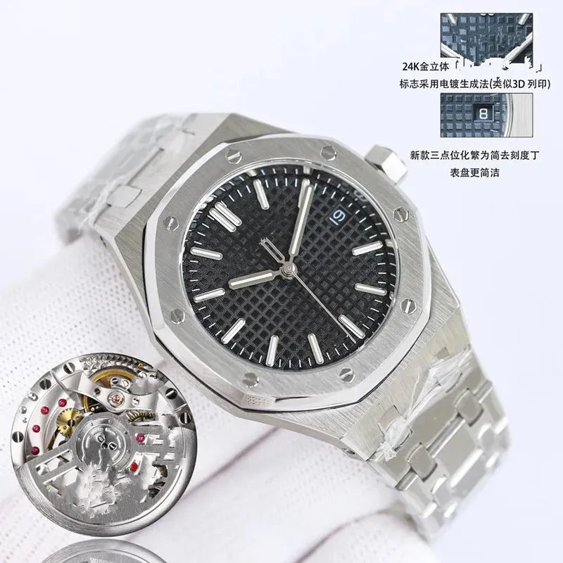 ZF Factory Men'S and Women'S 15550 Watch Small Size 37Mm Fully Automatic Cal3120 Mechanical Movement 50Th Anniversary Top Craftsmanship Quality